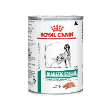 Royal Canin Diabetic Special Low Carbohydrate Can - лечебна храна за кучета диабет 410 гр.