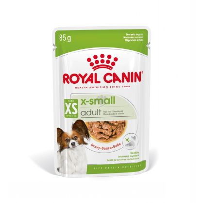 Пауч Royal Canin X-SMALL Adult - за кучета в зряла възраст от много дребни породи