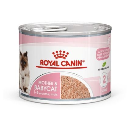 ROYAL CANIN MOTHER & BABYCAT консерва 195гр. - за майката и нейните новородени котенца на възраст под 4 месеца