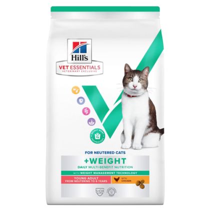 Hill’s Vet Essentials Weight Neutered Cat с пилешко –суха храна за кастрирани котки