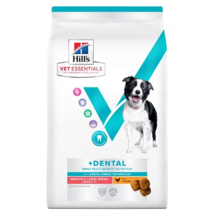 Hill’s Vet Essentials Dental Medium Dog - суха храна дентална за средни и едри кучета