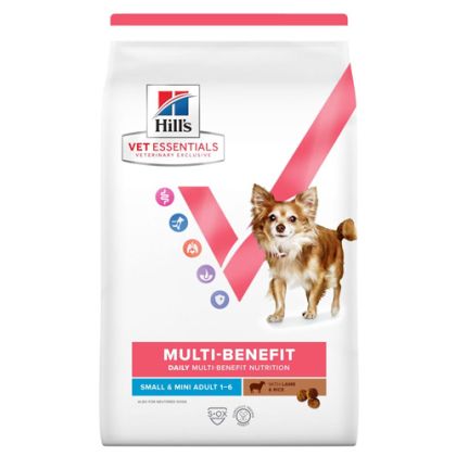 Hill’s Vet Essentials Multi-Benefit Adult Mini – за кучета от дребни породи с агнешко и ориз 2кг