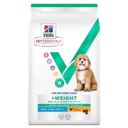 Hill’s Vet Essentials Weight Mini Dog -суха храна с пилешко за дребни породи над 1г