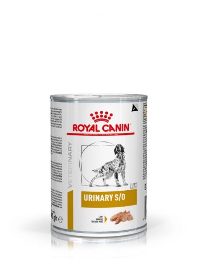 Royal Canin Urinary S/O - за кучета при заболявания на долната част на уринарния тракт, консерва 410г 