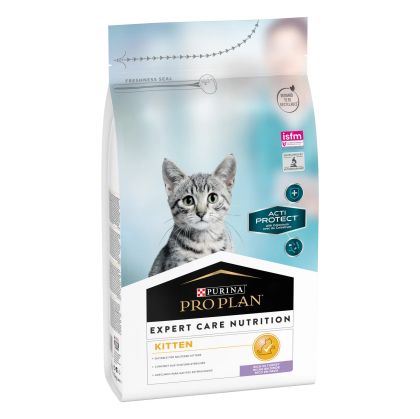 PURINA PRO PLAN KITTEN Acti Protect  -  храна за котенца с пуйка