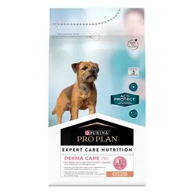 PURINA PRO PLAN SMALL & MINI Dog Derma Care - за кучета от дребните породи с чувствителна кожа със сьомга