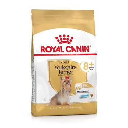 Royal Canin Yorkshire Terrier 8+ за кучета от порода Йоркширски териер над 8 год. връзраст