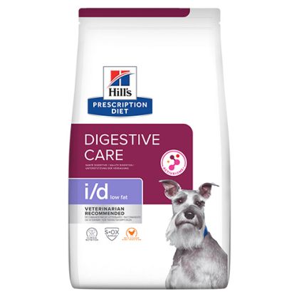 Hill’s Dog Digestive Care i/d Low Fat - лечебна храна за кучета с храносмилателни разстройства, панкреатит или състояния, изискващи ниски нива на мазнини с пилешко 