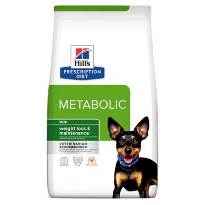 Hill’s Dog Metabolic Mini - лечебна храна за кучета от дребни породи с наднормено тегло с пилешко