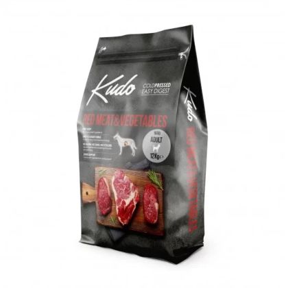 Kudo Low Grain Red Meat Mini Adult  - за мини породи над 1 год  12kg