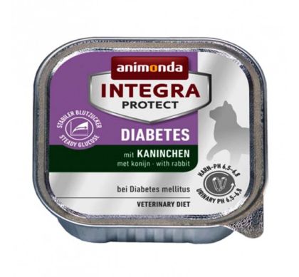 INTEGRA Protect Diabetes - за израснали котки със захарен диабет, със заешко 100 гр.