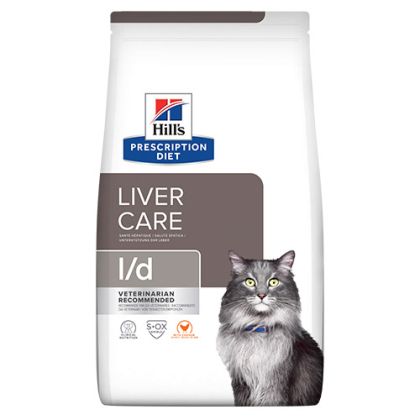 Hill’s Cat l/d Liver Care - лечебна храна за котки с чернодробни проблеми, с пилешко