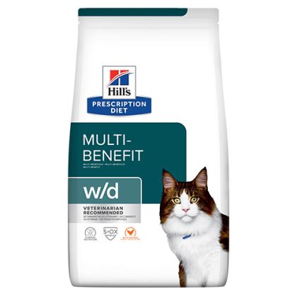 Hill’s Cat w/d Multi-Benefit – лечебна храна за котки с диабет