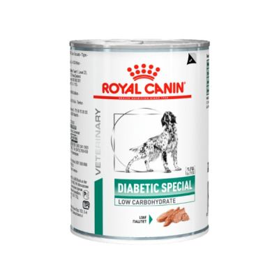 Royal Canin Diabetic Special Low Carbohydrate Can - лечебна храна за кучета диабет 410 гр.