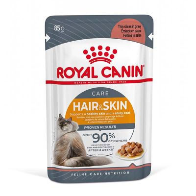 Пауч Royal Canin Hair & Skin Care -  за котки, кожа и козина 85гр.