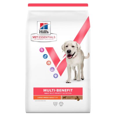 Hill’s Vet Essentials Multi-Benefit Adult Large – за кучета от едри породи с агнешко и ориз 14кг