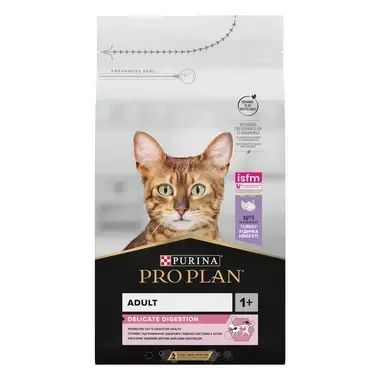 PURINA PROPLAN Delicate Digestion cat - за котки с чувствителен стомах с пуйка 