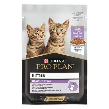 Пауч PURINA PRO PLAN Healthy Start Kitten - за котенца с пуйка