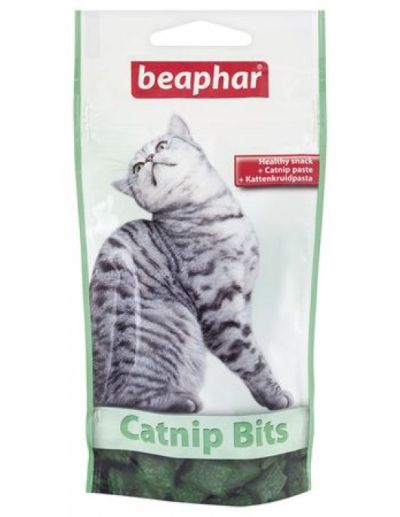 BEAPHAR Catnip Bits - хапки за котки с котешка трева, 35 гр.