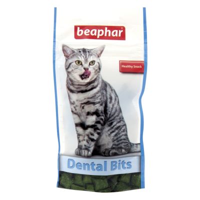 BEAPHAR Dental Bits - |добавка за котки за чисти и здрави зъби, 35 гр.