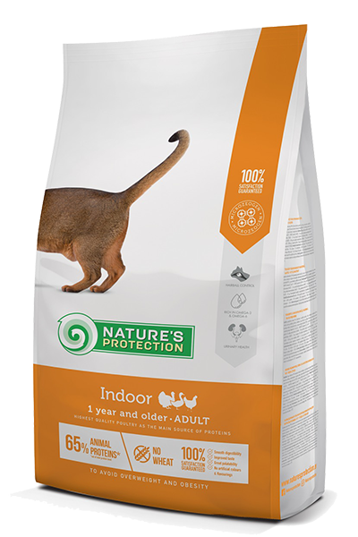 Nature's Protection Indoor - за израснали котки над 1 година