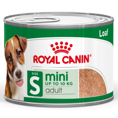 Консерва ROYAL CANIN Mini Adult Loaf - пастет за зрели кучета от дребни породи, 195гр.