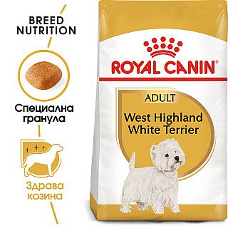 ROYAL CANIN West Highland White Terrier Adult - за западнохайландски бели териери в зряла и напреднала възраст