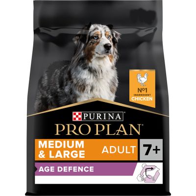 PURINA PRO PLAN Dog Medium/Large Age Defence 7+ Chicken - за кучета от средни и едри породи в напреднала възраст, след 7 години, пиле и ориз